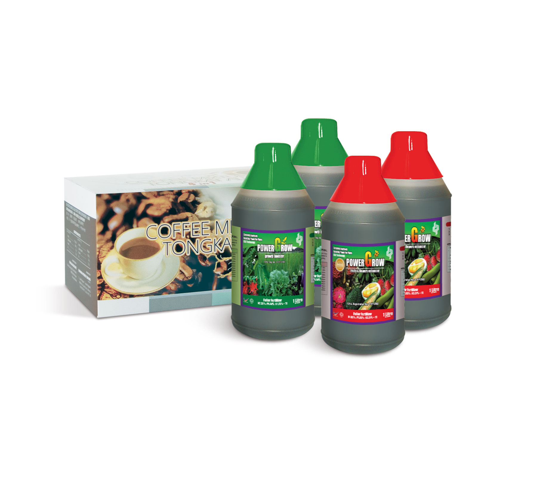 Php3200 - Hataw Package A (4-1L Powergrow, & Tongkat Ali Coffee 20's)