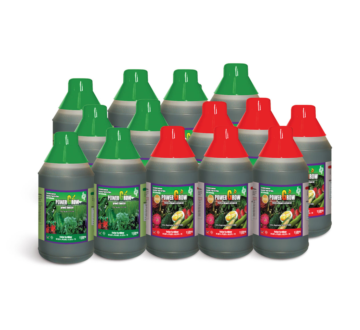 Php9,990.00 (15 bottles 1L PowerGrow -- 8 green & 7 red)